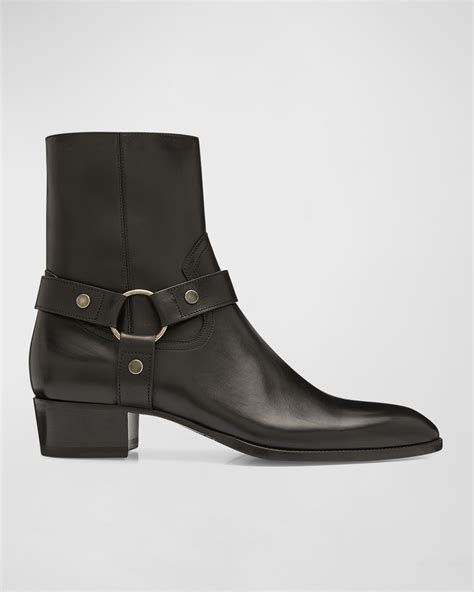 wyatt 40 leather chelsea boots.